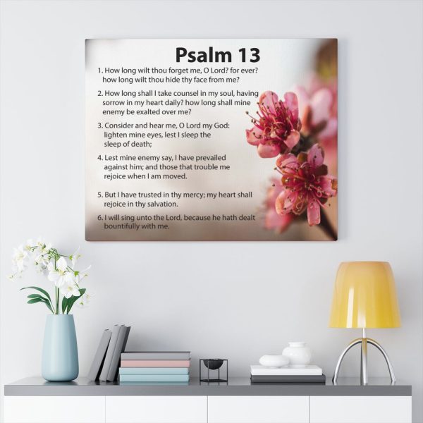 Scripture Canvas When God Seems Silent Psalm 13 Christian Bible Verse Meaningful Framed Prints, Canvas Paintings - Image 8