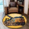 Csx Railroad Crossing Round Mat Round Floor Mat Room Rugs Carpet Outdoor Rug Washable Rugs