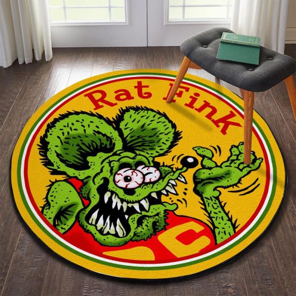 Rat Fink Living Room Round Mat Circle Rug - Image 6