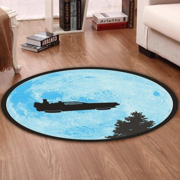 Btf Living Room Round Mat Circle Rug Back To The Future Marty Mcfly Delorean Dmc Bttf - Image 7