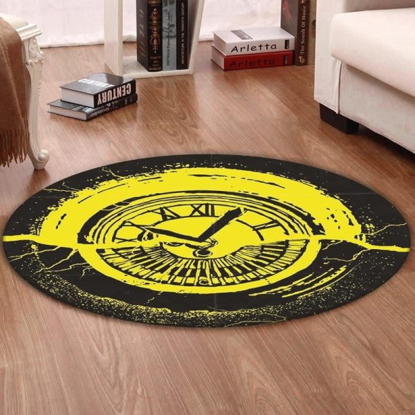 Btf Living Room Round Mat Circle Rug Back To The Future Marty Mcfly Delorean Dmc Bttf - Image 8