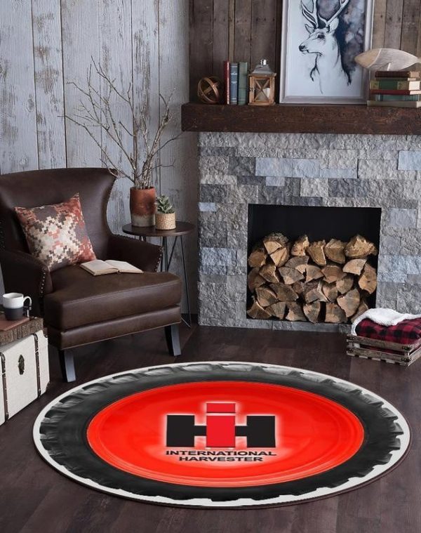 Farmall Living Room Round Mat Circle Rug Farmall Farmer - Image 4