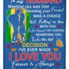 Vietnam Veteran To My Husband Fleece Blanket - Image 4