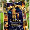 Custom Fleece Blanket - Firefighter - For Son From Dad - I Will Always - Image 2