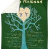 I Love You So Much Perfect Gift From Wife To Husband Fleece Blanket - Image 2