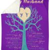 I Love You So Much Perfect Gift From Wife To Husband Fleece Blanket - Image 3