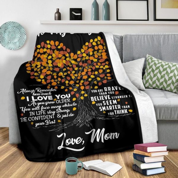 Daughter Alway Remember How Much I Love You Fleece Blanket - Image 2