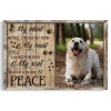 Personalized Canvas Prints, Custom Photo, Customize At Peace Dog, Dog Gift, Dog Lover Gift Dem Canvas - Image 6