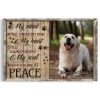 Personalized Canvas Prints, Custom Photo, Customize At Peace Dog, Dog Gift, Dog Lover Gift Dem Canvas - Image 7
