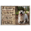 Personalized Canvas Prints, Custom Photo, Customize At Peace Dog, Dog Gift, Dog Lover Gift Dem Canvas - Image 8