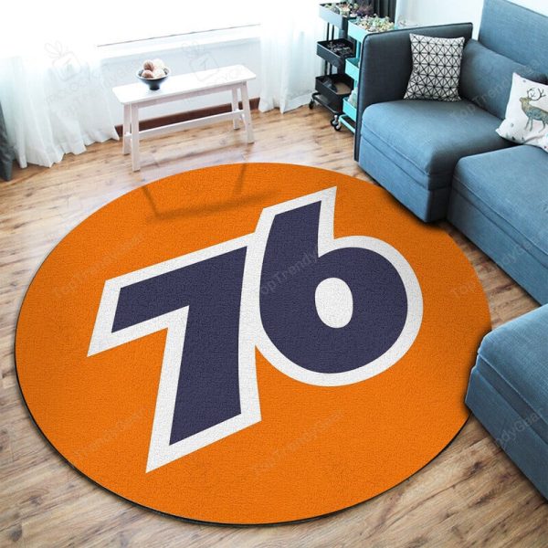 Hot Rod Gasoline Vintage Round Mat Round Floor Mat Room Rugs Carpet Outdoor Rug Washable Rugs - Image 2